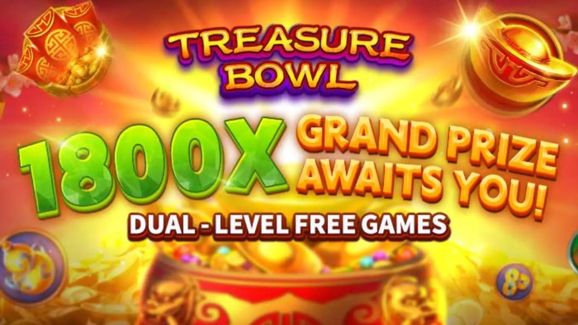 Multiplicadores Treasure Bowl 7700bet - 7777x Máximo com Tigela Dourada